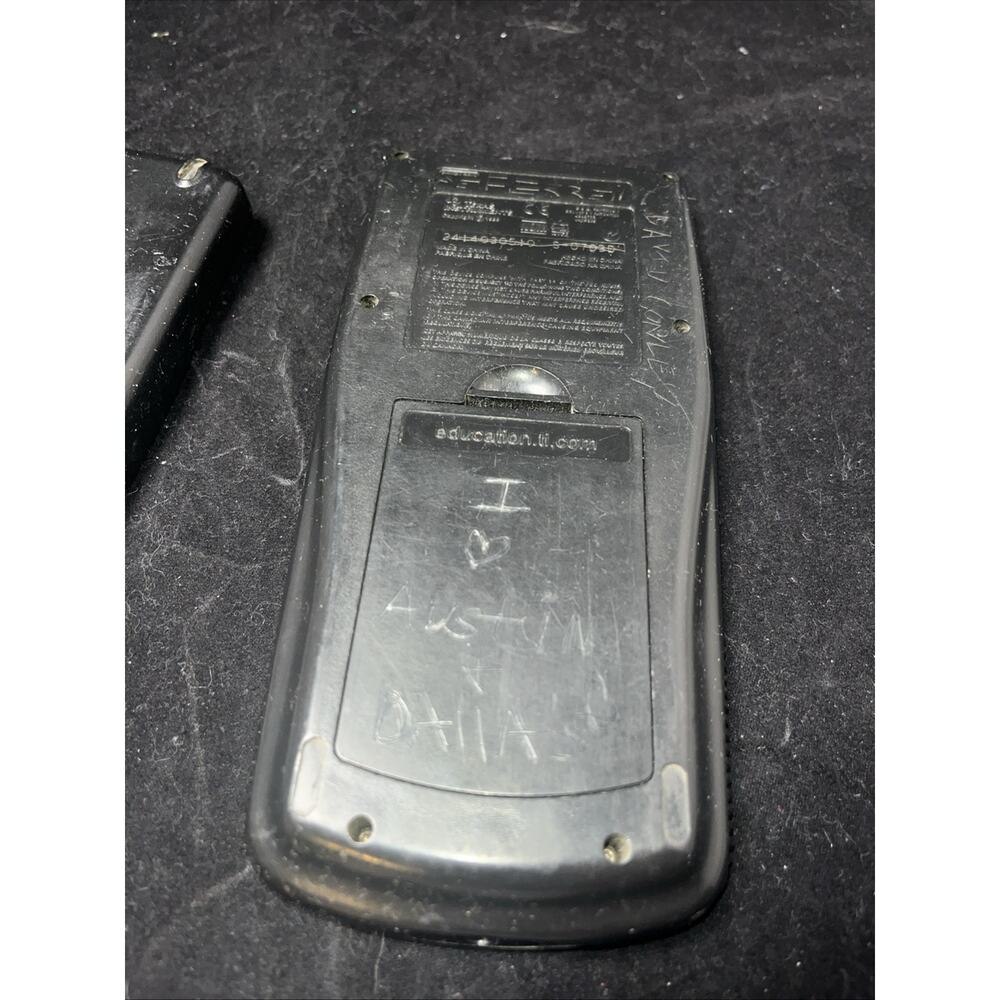 Texas Instruments TI-83 Plus Graphing Calculator Black - Tested Working Markings - Picture 4 of 6